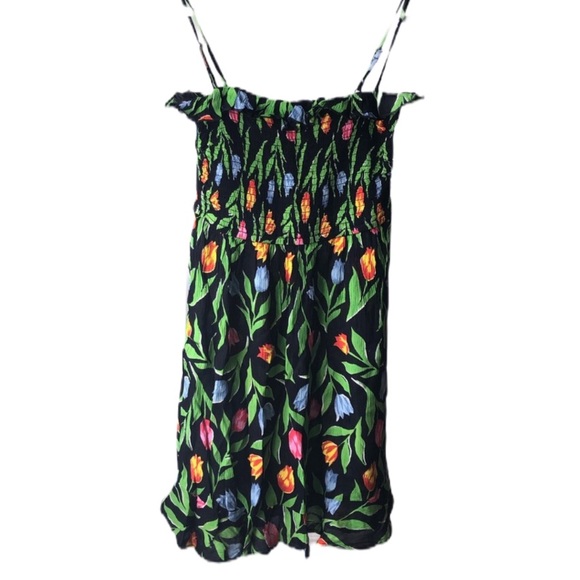 NWT UO Sabrina Gauze Smocked Mini Dress - Picture 3 of 7